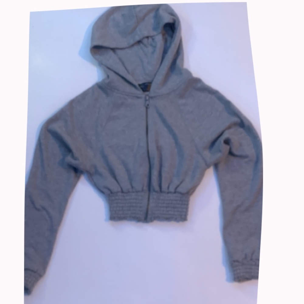 Grey cropped jacket